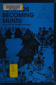 Front cover of Towards becoming muntu by Peter Mwiti Rukungah