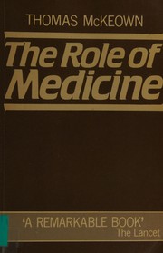 Cover of The role of medicine by Thomas McKeown