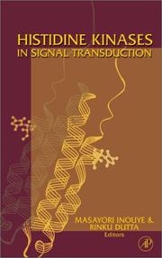 Front cover of Histidine kinases in signal transduction by Masayori Inouye