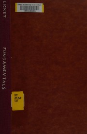 Front cover of Fundamentals of the everlasting gospel by Arthur E. Lickey
