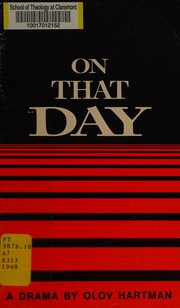 Cover of On that day by Olov Hartman