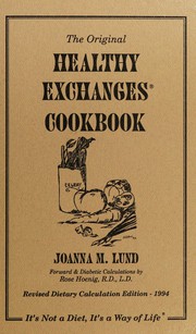 Cover of Healthy exchanges by JoAnna M. Lund