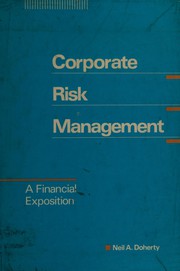 Cover of Corporate risk management by Neil A. Doherty