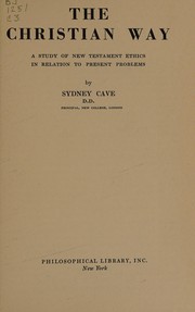 Cover of The Christian way by Cave, Sydney