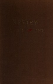 Cover of Review by Unknown