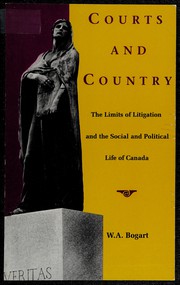 Front cover of Courts and country by W. A. Bogart