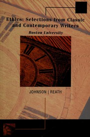 Cover of Ethics by Oliver A. Johnson