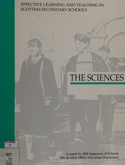 Front cover of The sciences by Great Britain. Scottish Office. Inspectors of Schools.