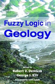 Cover of Fuzzy logic in geology by Robert V. Demicco