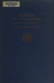 Front cover of Horizons of a philosopher by Frank, Joseph