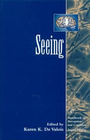 Cover of Seeing by Karen K. De Valois