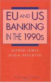 Front cover of EU and US Banking in the 1990s by Alfred Lewis