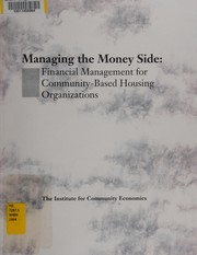 Front cover of Managing the money side by Kirby White