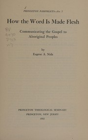 Front cover of How the word is made flesh by Eugene A. Nida