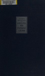 Cover of Hellas im Evangelium by Wechssler, Eduard