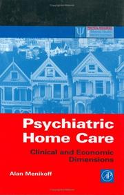 Front cover of Psychiatric Home Care by Alan Menikoff