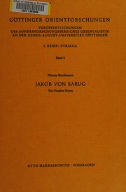 Front cover of Der Prophet Hosea by Jacob of Serug