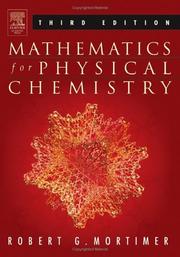 Front cover of Mathematics for Physical Chemistry by Robert G. Mortimer