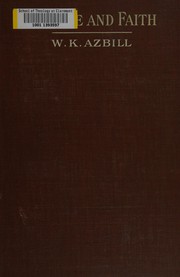 Front cover of Science and faith by Wilson Kendrick Azbill