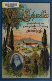 Front cover of Vater Schneller by Ludwig Schneller