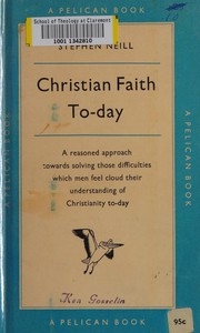 Front cover of Christian faith to-day by Stephen Neill