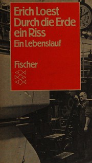 Cover of Durch die Erde ein Riss by Erich Loest