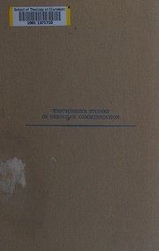 Front cover of The gospel in a strange, new world by Wedel, Theodore Otto