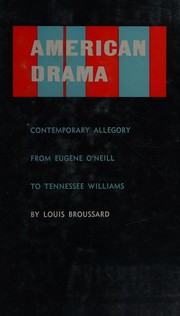 Cover of American drama by Louis Broussard