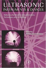 Front cover of Ultrasonic Instruments and Devices by Emmanuel P. Papadakis