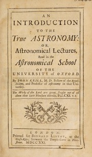 Front cover of Introductio ad veram astronomiam by John Keill