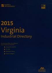 Front cover of Harris Virginia Industrial Directory 2015 by Mergent