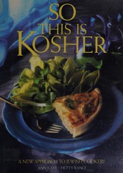 Cover of So this is kosher by Ann Kaye