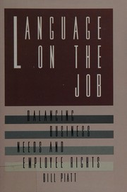 Cover of Language on the job by Bill Piatt