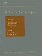 Cover of Digital microscopy : a second edition of Video microscopy by David E. Wolf