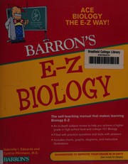 Front cover of E-Z biology by Gabrielle I. Edwards