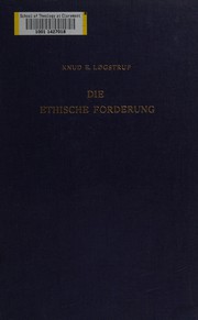 Cover of Die ethische Forderung by K. E. Løgstrup