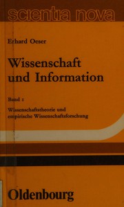 Front cover of Wissenschaftstheorie und empirische Wissenschaftsforschung by Erhard Oeser