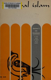 Cover of Medieval Islam by Gustave E. von Grunebaum