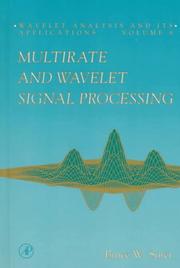 Cover of Multirate and wavelet signal processing by Bruce W. Suter