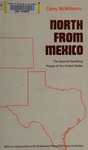 Cover of North from Mexico by Carey McWilliams