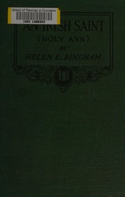 Cover of An Irish Saint by Helen E. Bingham