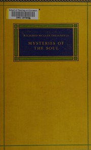 Cover of Mysteries of the soul by Richard Müller-Freienfels