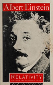 Cover of Relativity by Albert Einstein
