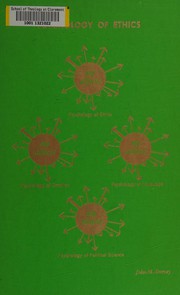 Front cover of Psychology of ethics by John Morris Dorsey