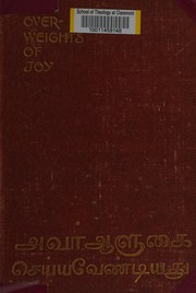 Front cover of Overweights of joy by Amy Carmichael