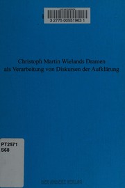 Front cover of Christoph Martin Wielands Dramen als Verarbeitung von Diskursen der Aufkl arung by Benjamin Stello