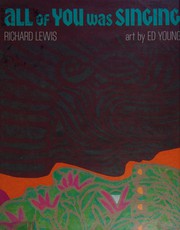 Front cover of All of you was singing by Richard Lewis