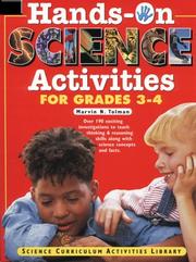 Cover of Hands-On Science Activities for Grades 3-4 by Marvin N. Tolman