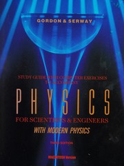 Cover of Study guide with computer exercises to accompany Physics for scientists & engineers with Modern physics, third edition by John R. Gordon