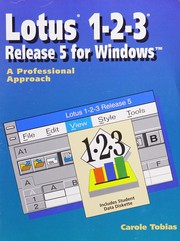 Front cover of Lotus 1-2-3 for Windows, release 5 by Carole K. Tobias